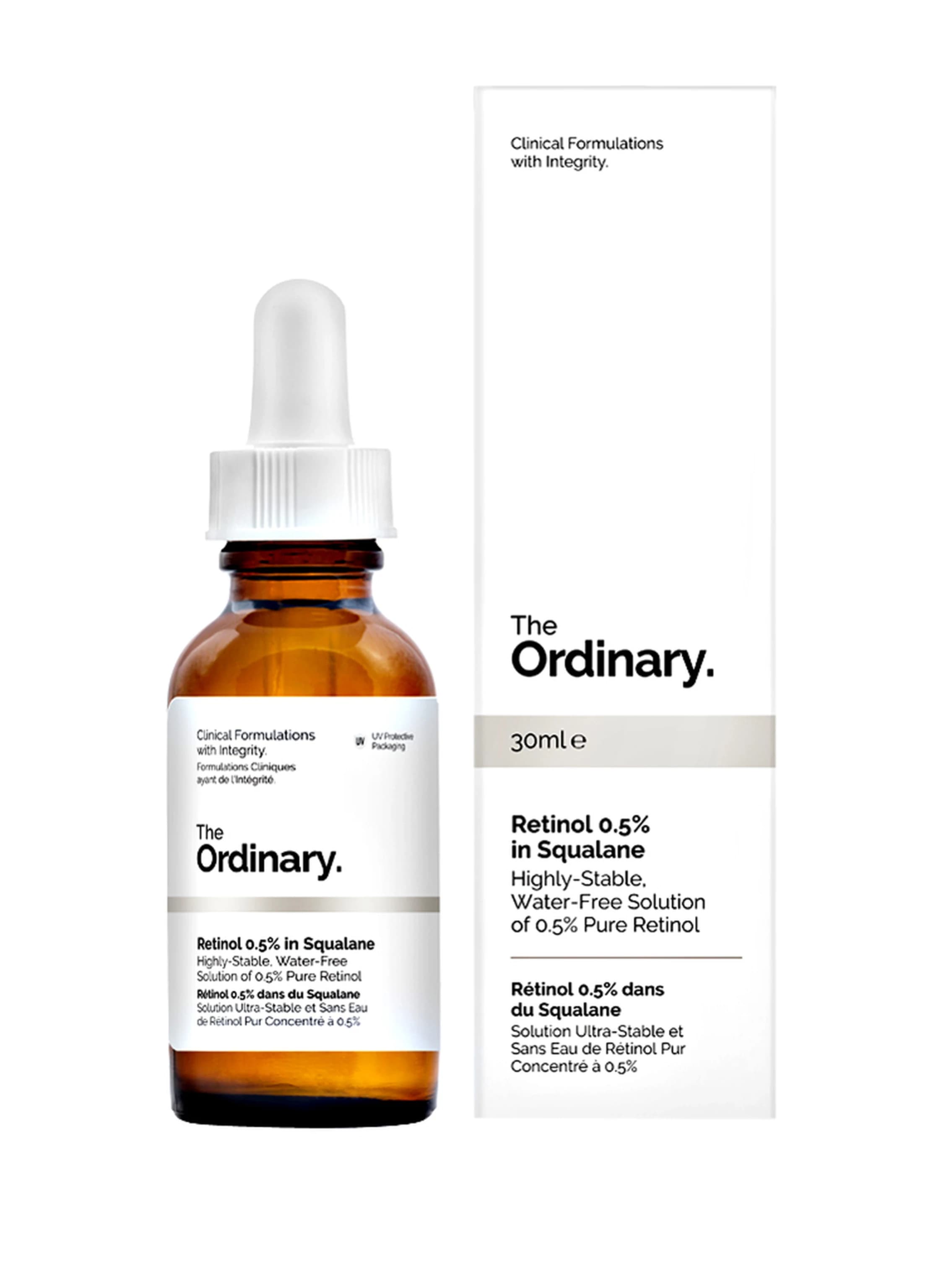 Sérum The Ordinary Retinol 0,5 % au Squalène 30ml