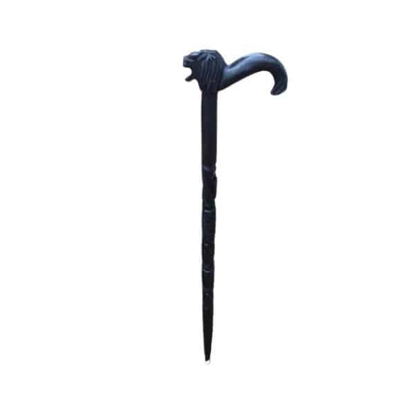 Bâton De Commandement En Bois Sculpté
