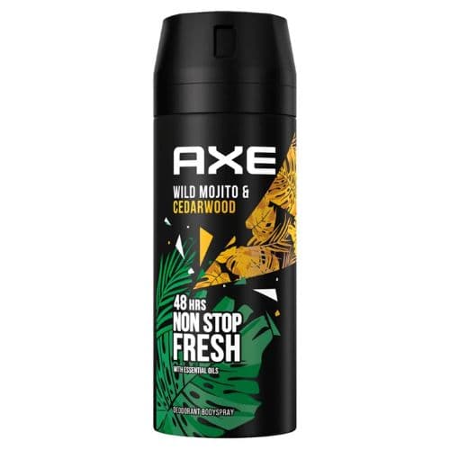 AXE Déodorant spray Green Mojito &amp; Cedarwood 48H non-stop, 150 ml