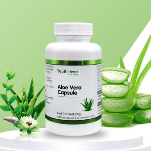 Aloe Vera Gélules Youth-Ever 60 Capsules 24g
