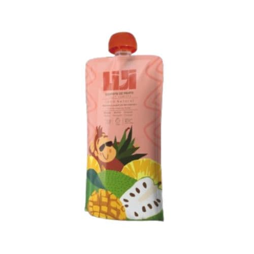 Compote de fruits à base de mangue, ananas et corrosol, 100% naturel LIJI 125g