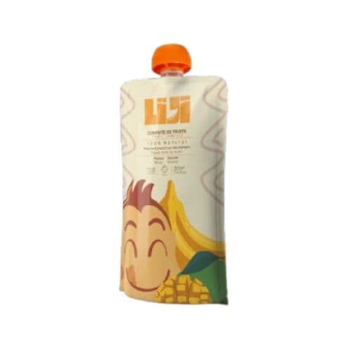 Compote de fruits à base de mangue et banane, 100% naturel LIJI 125g
